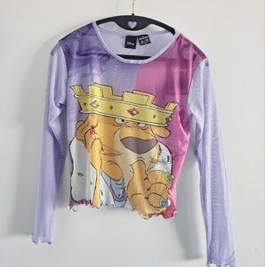 NWT Prince John Disney Cakeworthy Mesh Top XL